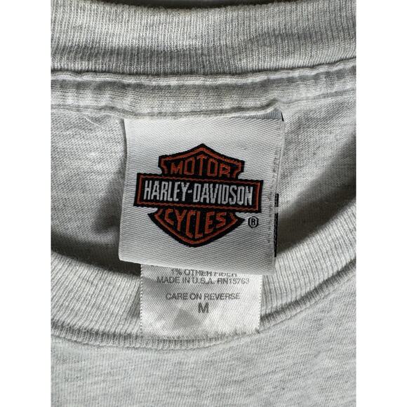 VTG 2002 Harley-Davidson Sleeveless T-Shirt USA Made R.K. Stratman Eagle Bike M - Picture 5 of 12